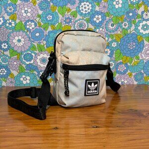 Adidas Recycled ORI Utility Festival 2.5 Crossbody Bag in Cream/Pale Blue